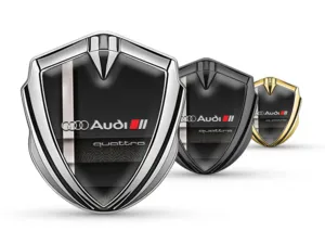 Audi Car Badges Minimal Design Universal Metal